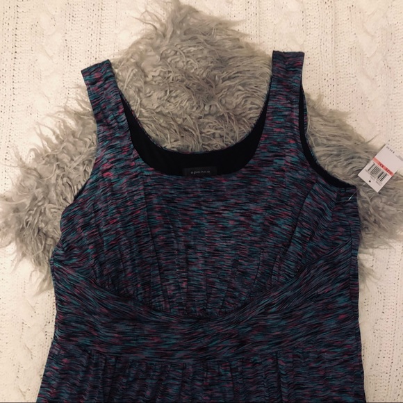 Spense XXL multicolor sleeveless maxi dress - Picture 2 of 7